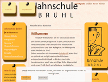 Tablet Screenshot of jahnschule-bruehl.de